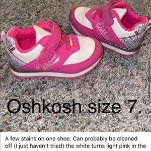 Toddler girl size 7 shoe